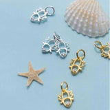 925 Silver Bee Zircon Dangle Charms for DIY Jewelry