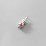 925 Sterling Silver Peanut Blessing Charms for DIY Jewelry Necklace