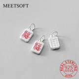 925 Sterling Silver Cloud Sign Charm for DIY Necklace Decoration