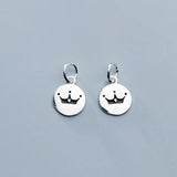 925 Silver Crown Dangle Charms DIY Jewelry