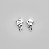 925 Silver Stars & Letter Charms DIY Necklace Decoration Gift