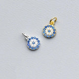 925 Silver Round Zircon Charms Bracelet DIY Jewelry Accessory
