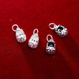 925 Silver Shoes Charms for Women DIY Jewelry Necklace