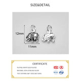 925 Sterling Silver Elephant Charms for DIY Jewelry