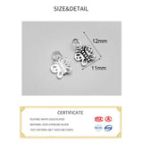 925 Silver Butterfly Charms for DIY Necklace Decoration Gift