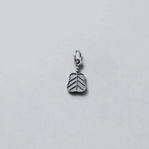 925 Sterling Silver Thai Banana Fan Charms Necklace DIY Jewelry Gift