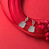925 Sterling Silver Thai Banana Fan Charms Necklace DIY Jewelry Gift