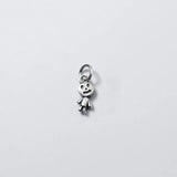 925 Sterling Silver Zombie Dangle Charms for DIY Jewelry