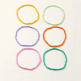Colorful Seed Beads Anklets for Women Pendant Boho Ankle Bracelet