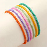 Colorful Seed Beads Anklets for Women Pendant Boho Ankle Bracelet