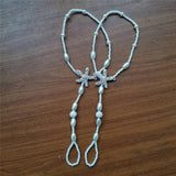 Rhinestone Starfish Beach Barefoot Sandals for Women JL-39C