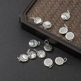 925 Silver Zodiac Signs Pendant Charms DIY Supplies