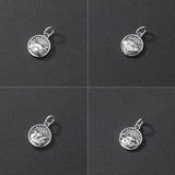 925 Silver Zodiac Signs Pendant Charms DIY Supplies