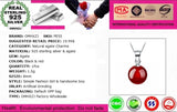 Natural Agate 925 Sterling Silver Pendant Charms PE55