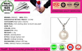 Kpop Star Pearl 925 Sterling Silver Pendant Charms PE51