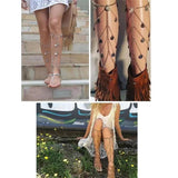 Bohemian National Hippie Tassel Anklet Leg Chain
