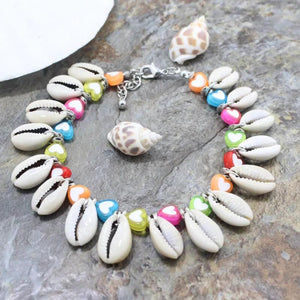 Bohemian Shell Anklets for Women Summer Beach Barefoot Shell Bracelet Ankle