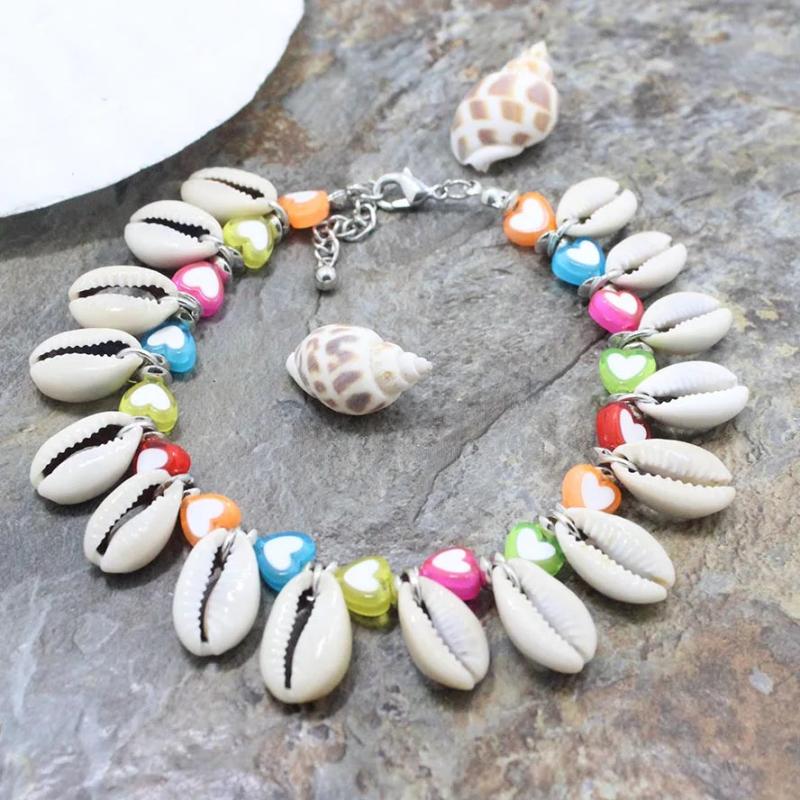 Bohemian Shell Anklets for Women Summer Beach Barefoot Shell Bracelet Ankle