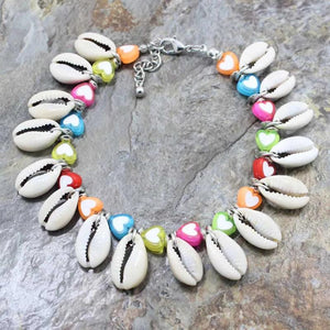 Bohemian Shell Anklets for Women Summer Beach Barefoot Shell Bracelet Ankle
