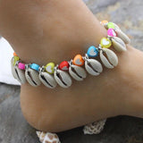 Bohemian Shell Anklets for Women Summer Beach Barefoot Shell Bracelet Ankle