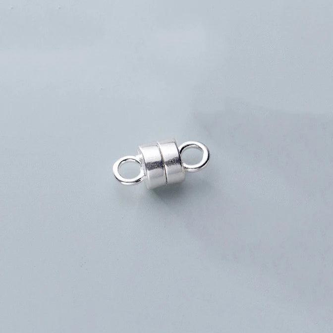 925 Silver Magnet Buckle Charms for DIY Jewelry Necklace Gift