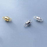 925 Silver Magnet Buckle Charms for DIY Jewelry Necklace Gift