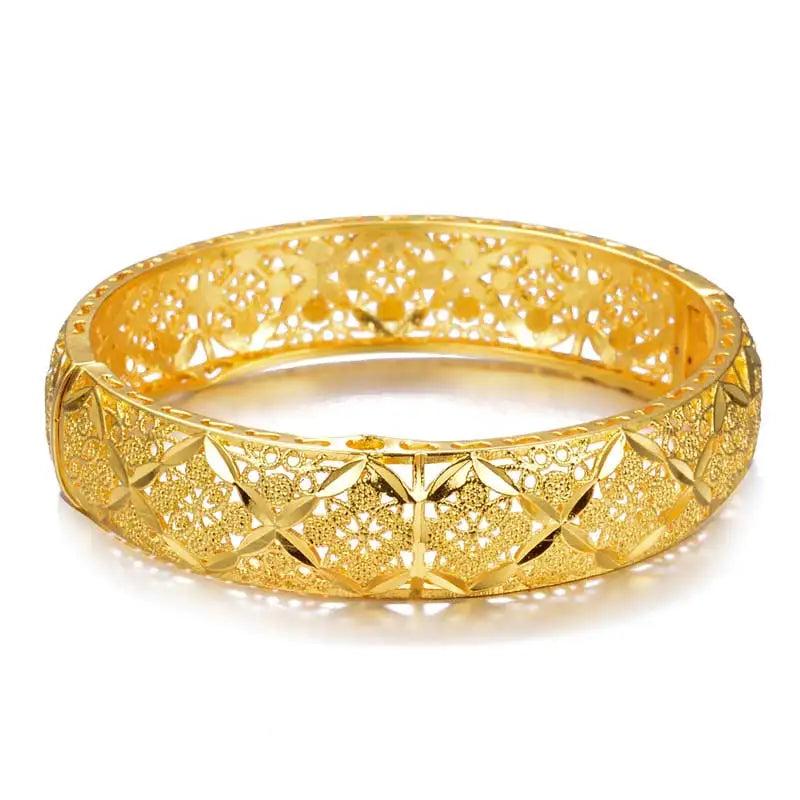 Wide Ethiopian Bangle Bracelet Dubai African Jewelry