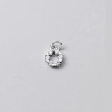 925 Silver Huggie Zircon Charms Necklace Accessory Gift