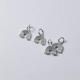 925 Silver Rainbow Charms for DIY Necklace Bracelet Jewelry