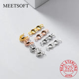 5pcs/lot 925 Sterling Silver Wire Clasp DIY Jewelry Accessories
