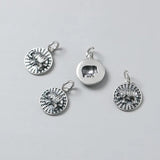 925 Silver Elephant Animal Charm for DIY Necklace Bracelet