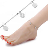 Summer Heart Anklet Bracelets For Women, Lead and Nickel Free