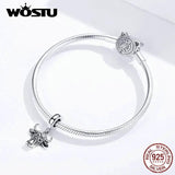 Sterling Silver Tauren Cow Animal Charm Bracelet Pendant CQC1316