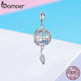 925 Silver Flower Charms Pendant for Bracelets DIY Jewelry