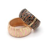Geometric Punk Metal Cuff Bracelet for Women