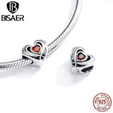 925 Sterling Silver Love Skeleton Charms Pendant