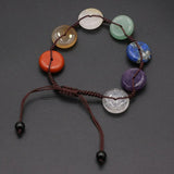 Agates Stone Bracelet Seven Chakras Natural Stone Bracelet