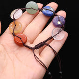 Agates Stone Bracelet Seven Chakras Natural Stone Bracelet