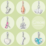 Dragonfly Charm Flip-flop Pendant, 925 Silver Summer Gift