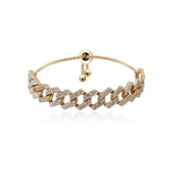 Geometric Rhinestone Chain Anklet for Women XR2875