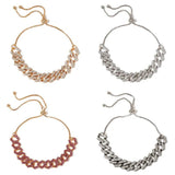 Geometric Rhinestone Chain Anklet for Women XR2875