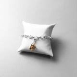 Rose Teddy Bear Koala Polar Charms Pendant 925 Sterling Silver