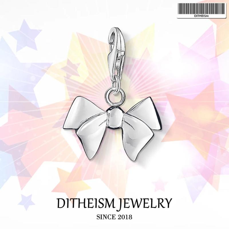 Angel Heart Charm Pendant, 925 Sterling Silver Gift for Her