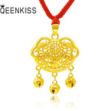Goldfish Lock 24KT Pendant Charm - Kids Birthday Gift