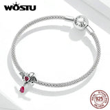 925 Sterling Silver Bat Beads Women Bracelet Charm