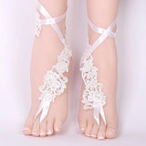 Sexy Lace Barefoot Sandals Beach Wedding Anklet