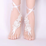 Sexy Lace Barefoot Sandals Beach Wedding Anklet