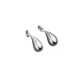 925 Silver Water-drop Shape Necklace Charms 16.5x7mm DIY Jewelry Findings
