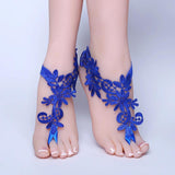 Foot Chain Lace Anklet Bridal Sandals Wedding Barefoot Beach