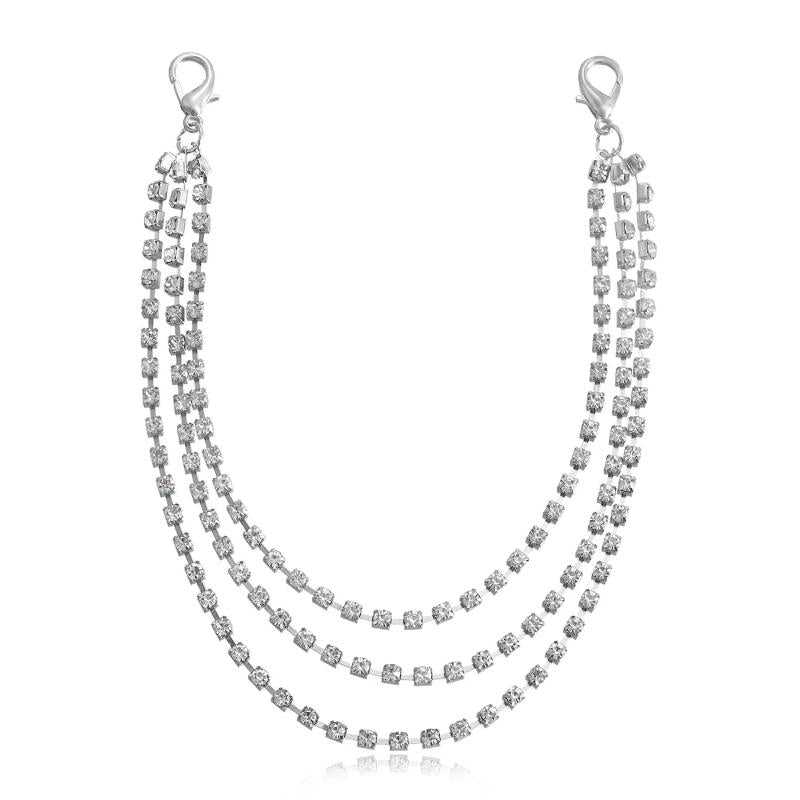 Rhinestone Shoe Chain Woman Shoes Decorate Charm Body Jewelry Accessories